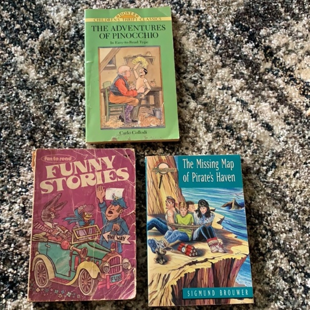 Three Children’s Reading Books Used